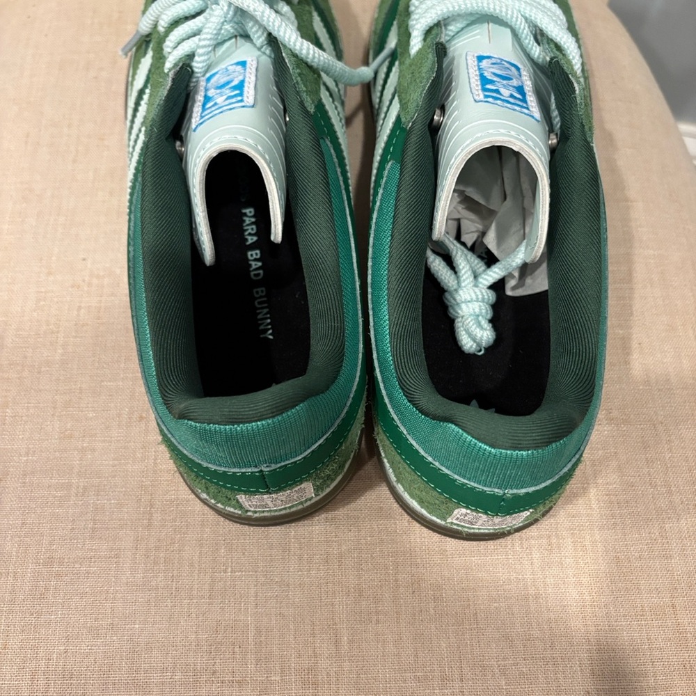 adidas Green and White Retro Low-Top Sneakers x Bad Bunny “El Yunque” - Picture 7 of 7